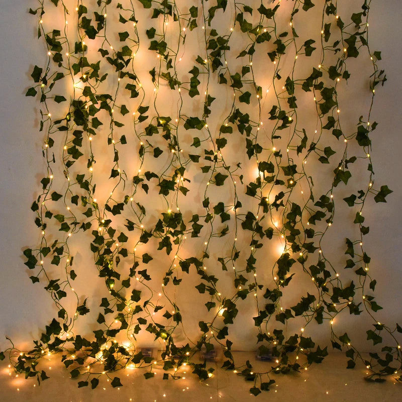 Artifical Ivy, Leaf Fairy Lights