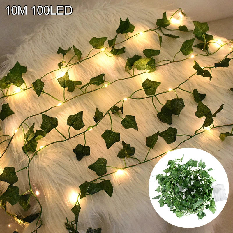 Artifical Ivy, Leaf Fairy Lights